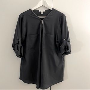 CALVIN KLEIN - Women’s zipper blouse in Large